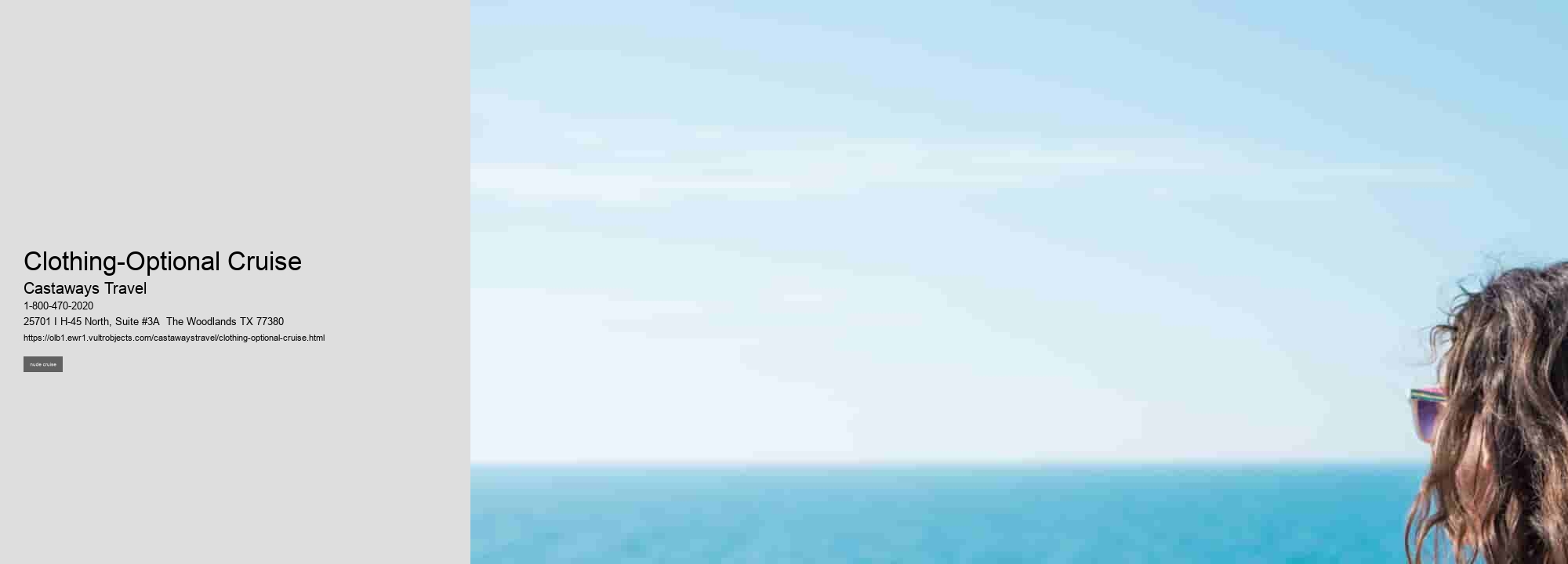 Clothing-Optional Cruise