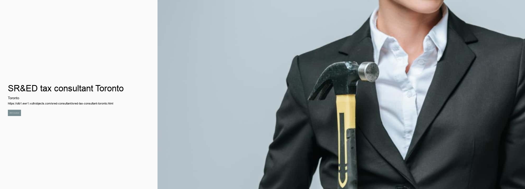 SR&ED tax consultant Toronto
