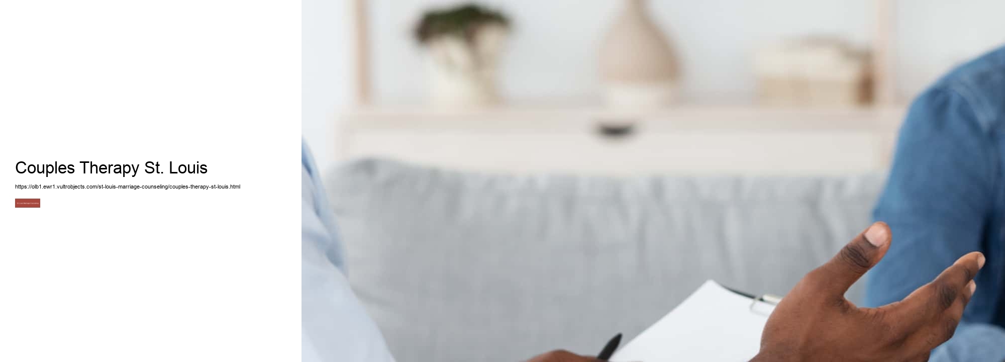 Couples Therapy St. Louis